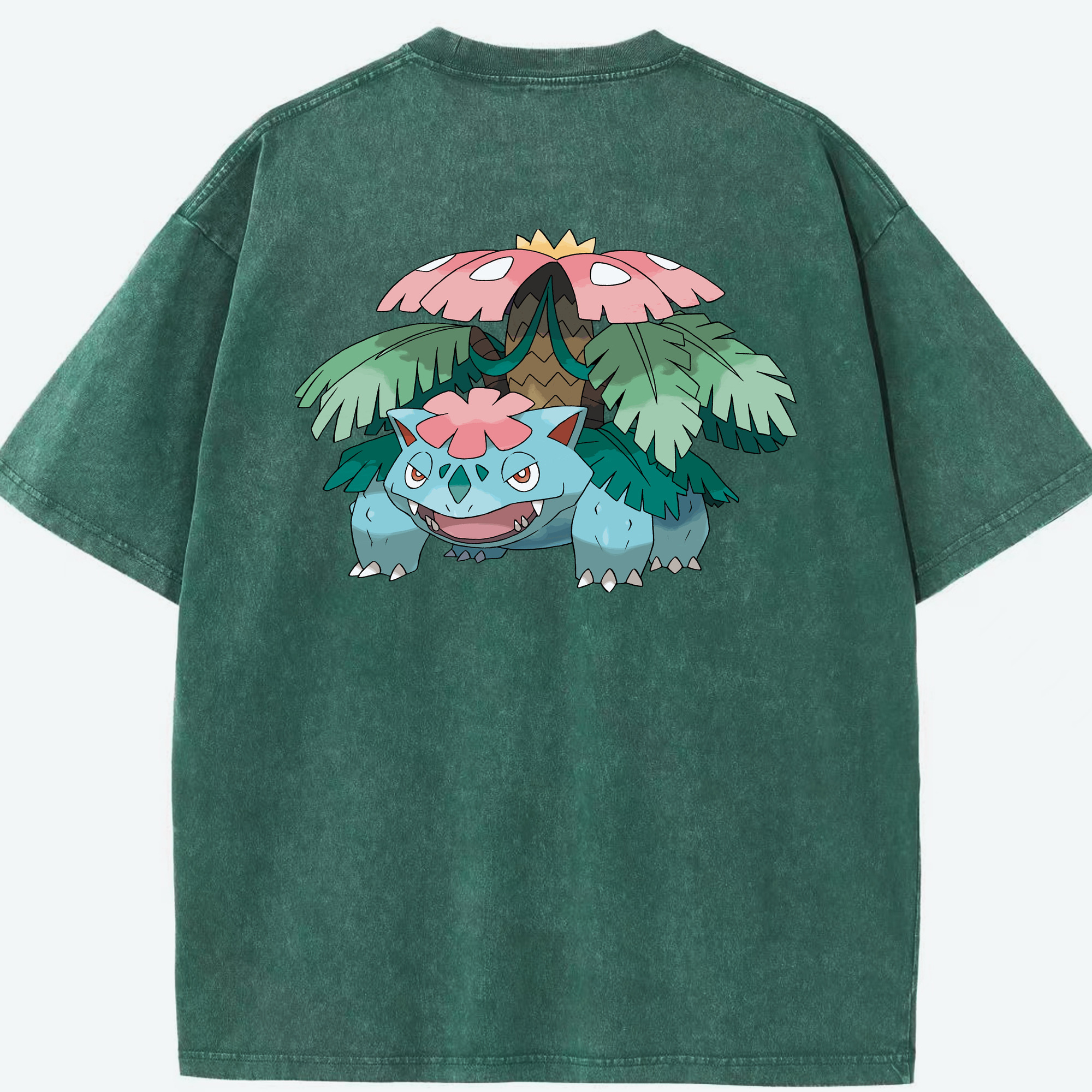 （画像用） ポケットモンスター Pokémon 綿100% ヴィンテージ風 半袖Tシャツ（背面プリント）